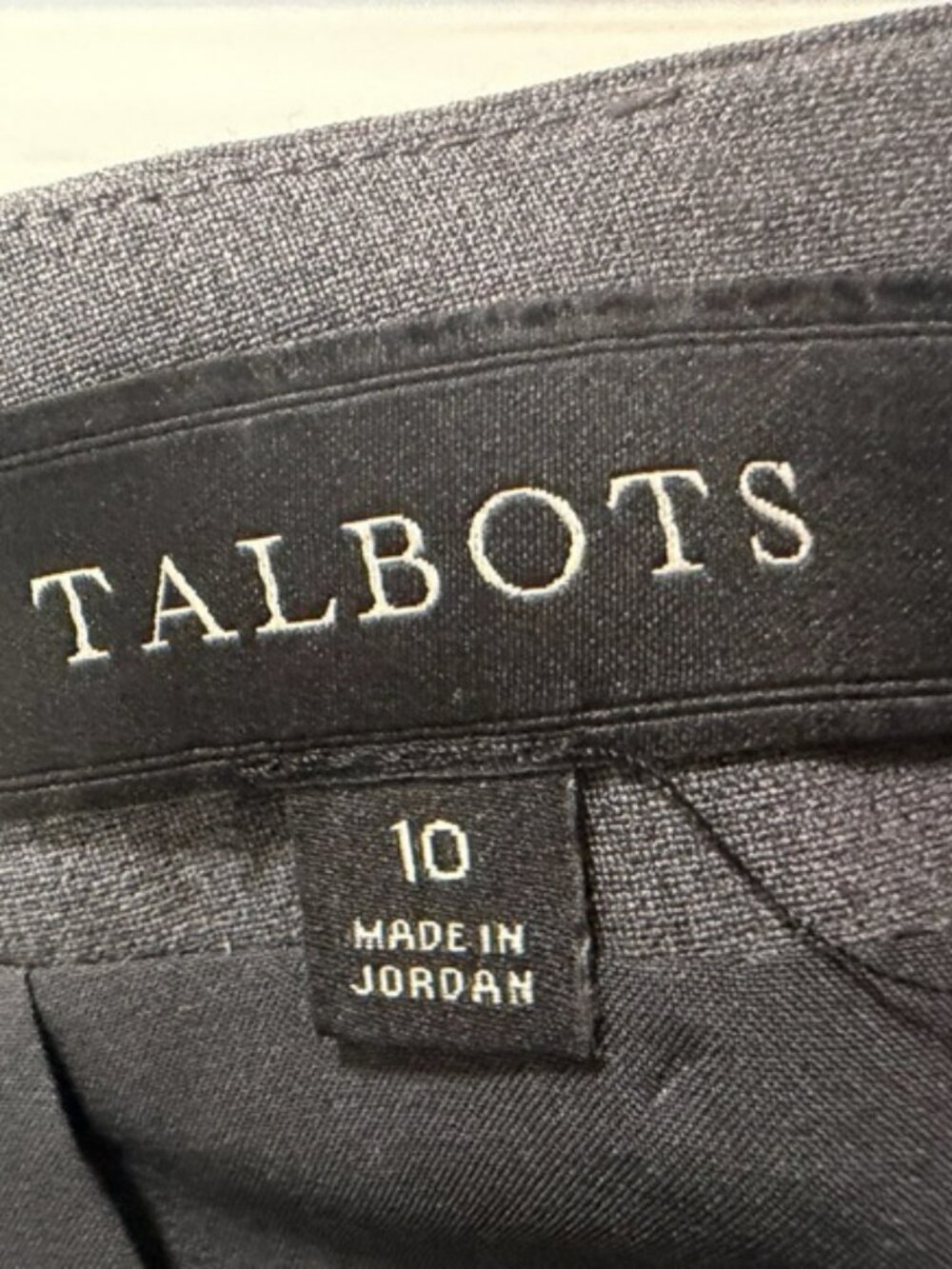 Talbots Gray Pleated Hem Midi Skirt Quiet Luxury Office Career Business